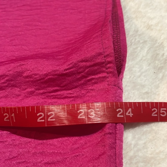 Entro Vibrant Pink One-Shoulder Top - Picture 6 of 7